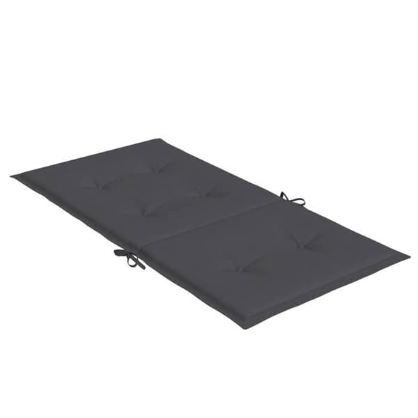Maison Exclusive - Stolar med låg ryggstöd, 6-pack, antracitblandning