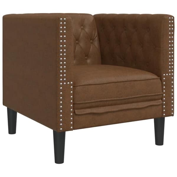 Maison Exclusive - Chesterfield sofa sæt med 3 stk. brune puder