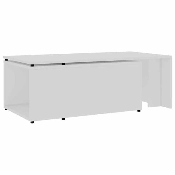 Bord - EKSKLUSIV HUS - 150 x 50 x 35 cm - Hvid - Ingeniørtræ - Rektangulær Vit