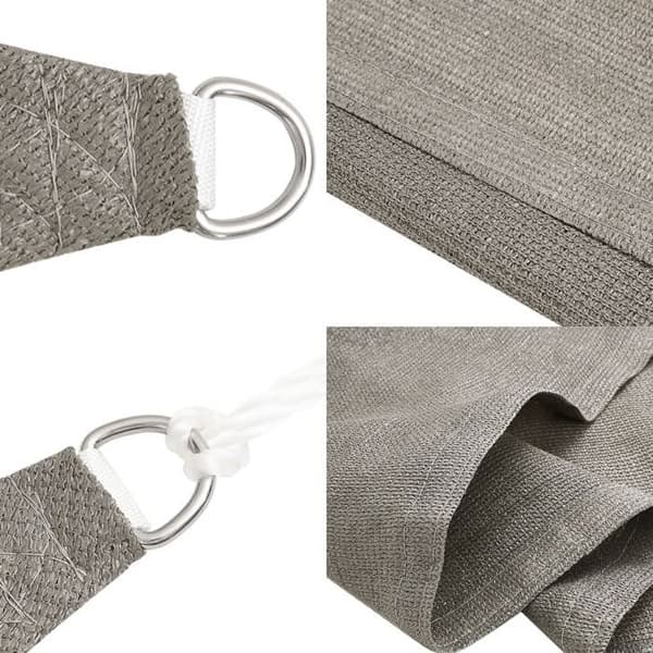 Maison Exclusive - Skygge-sejl 160 g/m² rektangulær lys grå 3x4,5 m PEHD