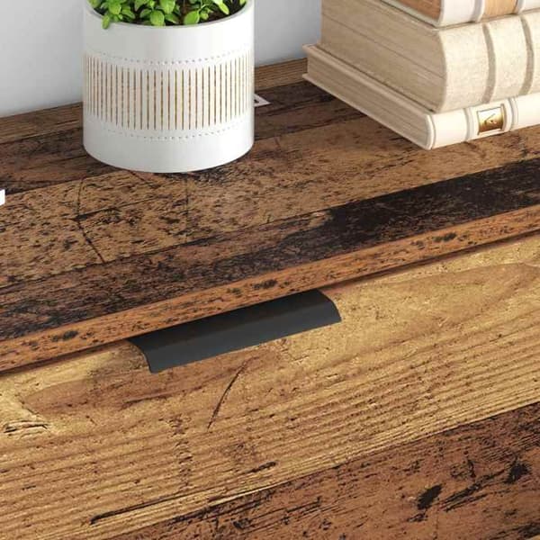 Buffé bas - EXKLUSIVT HUS - 3 delar 120x30x70 cm - Ingenjörsträ - Brun - Modern design