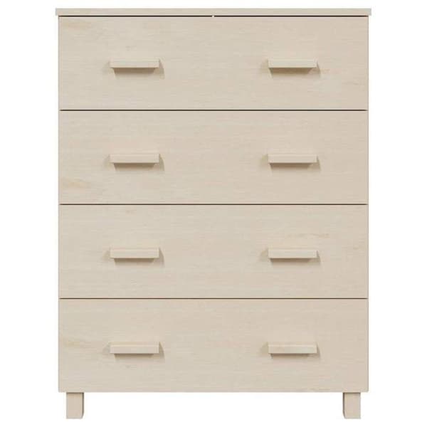 Maison Exclusive - Buffé HAMAR Mörk honung 79x40x103,5 cm Massivt furu