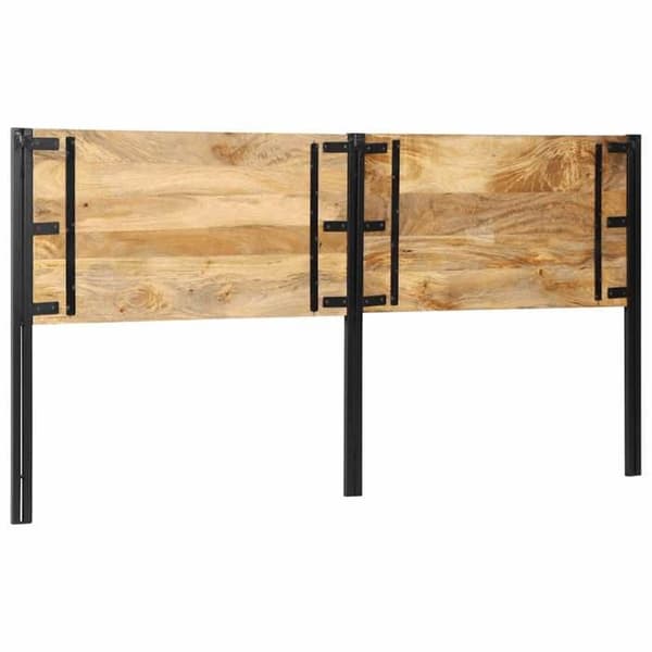 Maison Exclusive - Hovedgærde 200 cm massiv mangotræ og jern