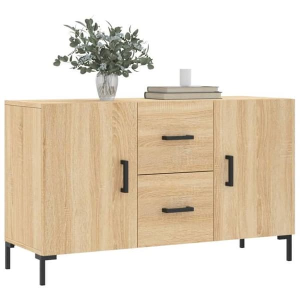 Maison Exclusive - Buffé ek sonoma 100x36x60 cm ingenjörsträ