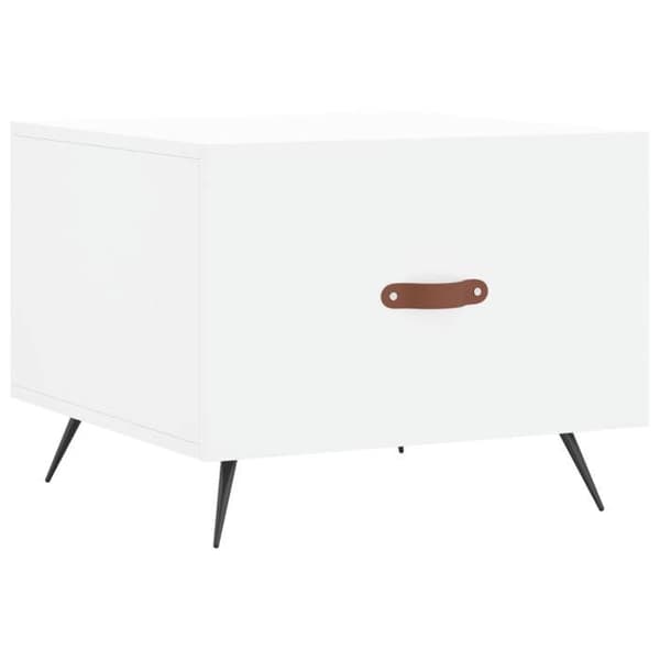 Maison Exclusive - 2 st soffbord vit 50x50x40 cm ingenjörsträ