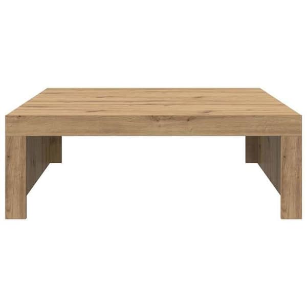 Maison Exclusive - Bænk i egetræ, håndlavet 100x100x35 cm, ingeniørtræ