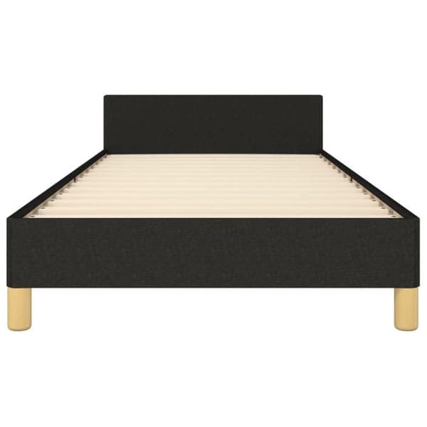 Maison Exclusive - Sengestel uden madras sort 100x200 cm stof