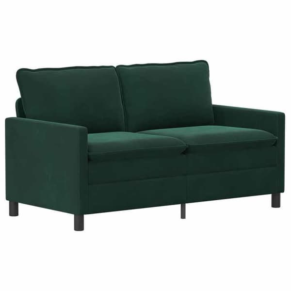 Maison Exclusive - 2 kpl sohvakokonaisuus tummanvihreä sametti