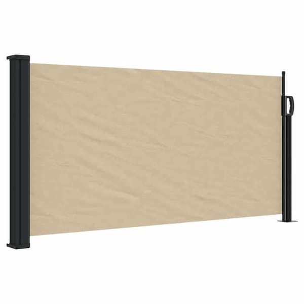 Maison Exclusive - Retractable side awning beige 100x500 cm beige