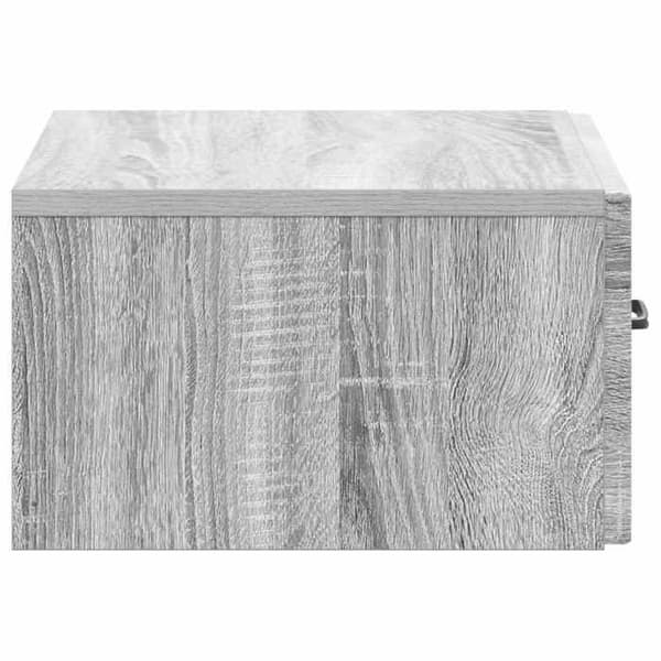 Maison Exclusive - Väggmonterad sängbord Sonoma grå 49 x 34,5 x 20 cm Sonoma grå