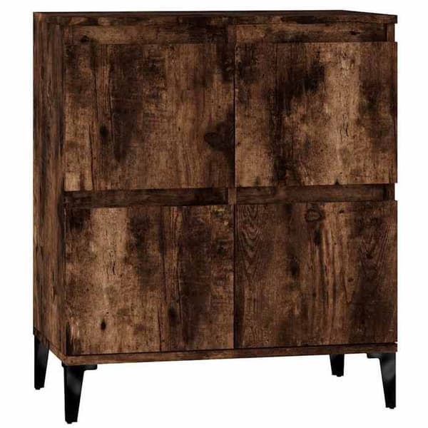 Maison Exclusive - Buffé Ek rökt 60x35x70 cm Ingenjörsträ