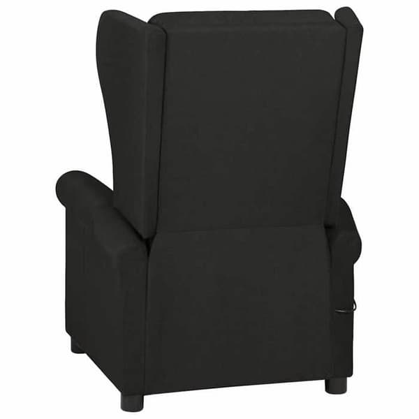 Maison Exclusive - Svart tyg massagefåtölj