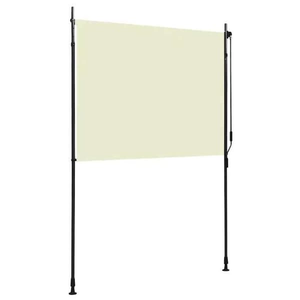 Maison Exclusive - Utrullningsbar utomhusbutik 150 x 270 cm Kräm Grädde