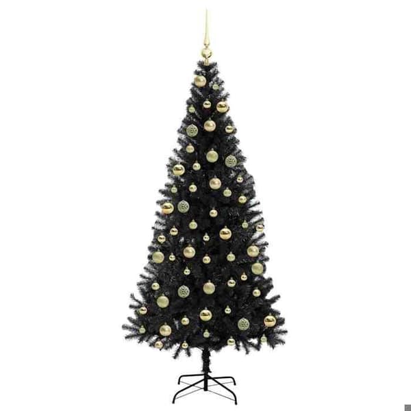Maison Exclusive - Sort Juletræ 210 cm PVC Svart