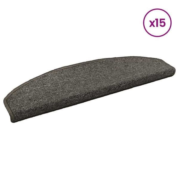 Maison Exclusive - Selvklebende trappetæpper 15 stk. 80 x 24,5 x 3,5 cm