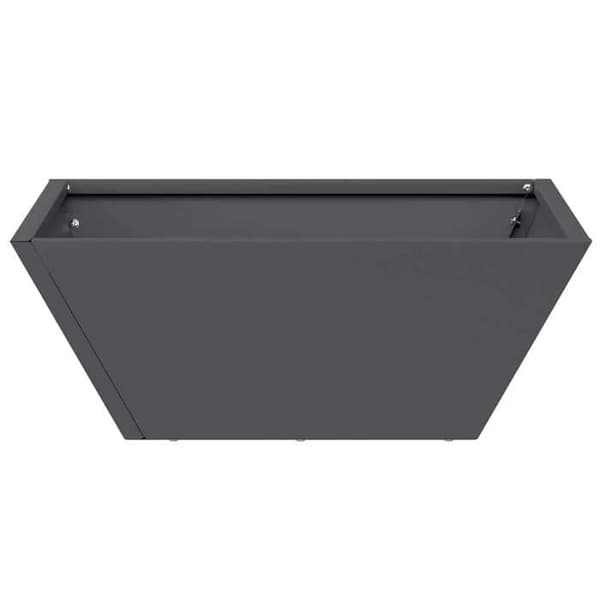 Maison Exclusive - Trädgårdskrukor Anthracite 40 x 40 x 15 cm