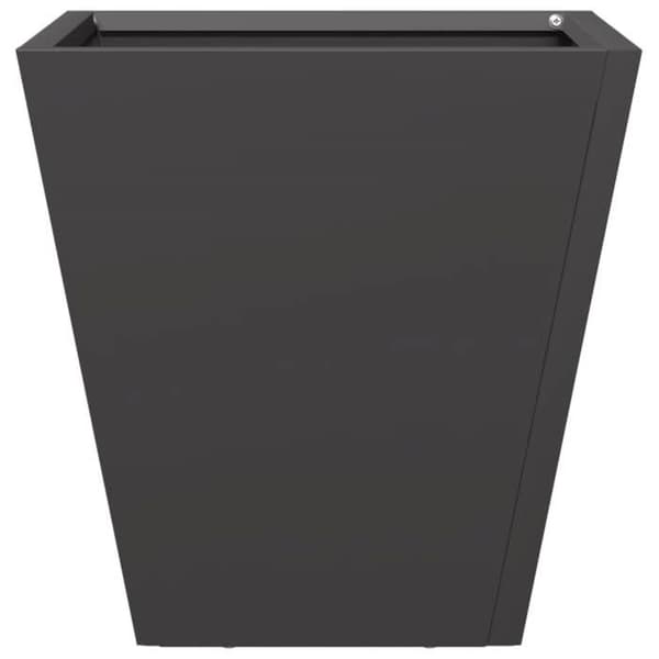 Maison Exclusive - Sort plantekasse 30x30x30 cm stål Svart