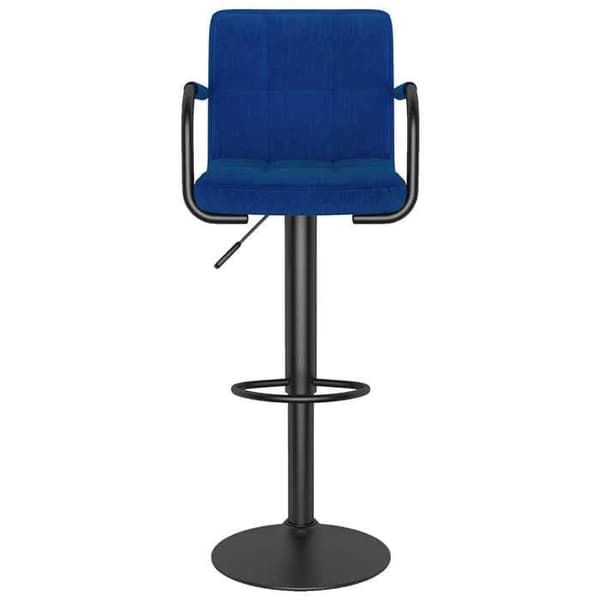 Maison Exclusive - Barstolar set om 2 blå tyg