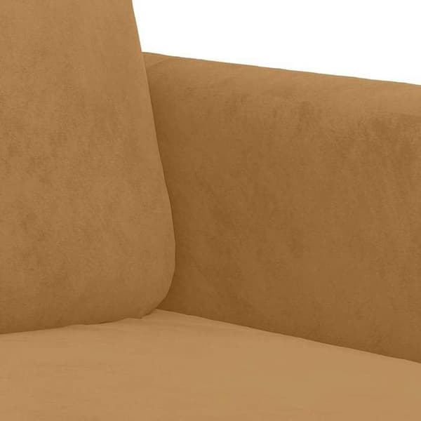 Maison Exclusive - 2-paikkainen ruskea sohva 140 cm samettia