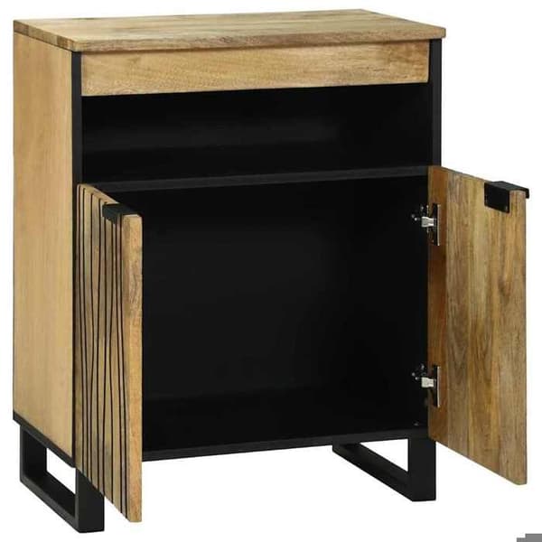 Buffet - EKSKLUSIVT HUS - Rektangulær - Massivt mangotræ - Brun - 60 x 33 x 75 cm brun