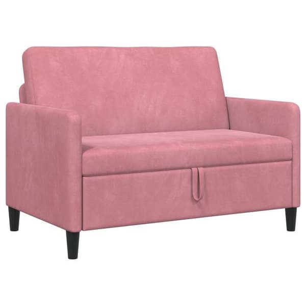 Maison Exclusive - Soffa med förvaring Rosa 122 x 78 x 87 cm Polyester