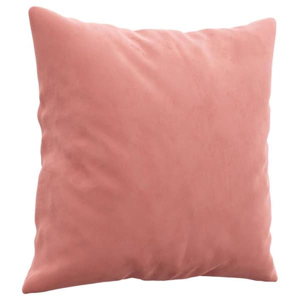 Maison Exclusive - Koristepillowit 2 kpl Vaaleanpunainen 40x40 cm Sametti Ros