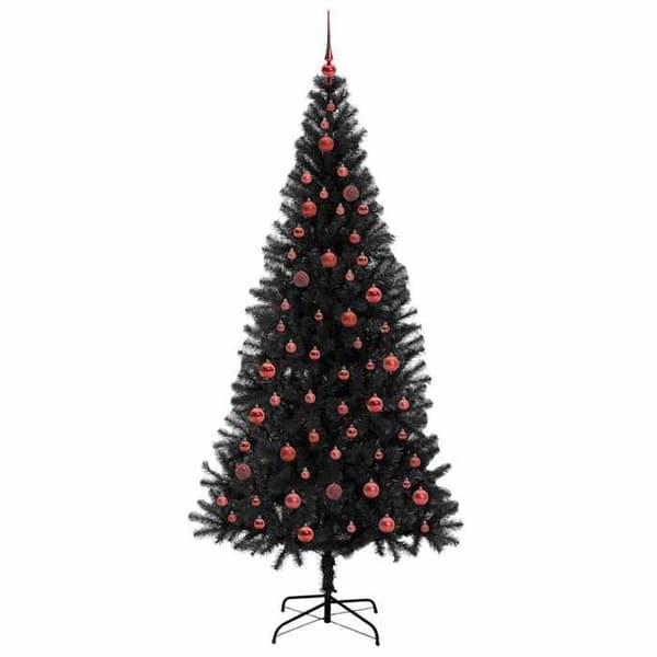 Maison Exclusive - Musta joulukuusi 210 cm PVC Svart