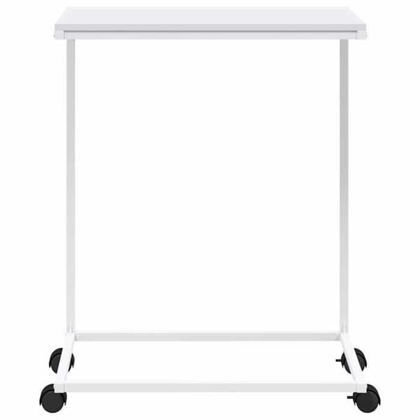 Sido bord - MAISON EXCLUSIVE - Modell ej specificerad - Vit - 55x35x70 cm - Design i C med hjul Vit