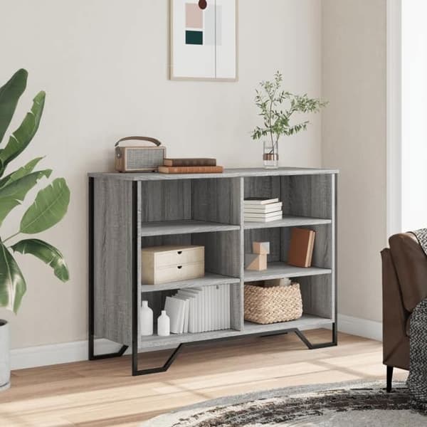 Maison Exclusive - Buffé Sonoma grå 101x35,5x74,5 cm ingenjörsträ