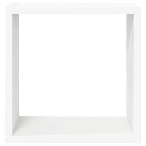 Maison Exclusive - Väggmonterade kubhyllor 4 st vit 30x15x30 cm