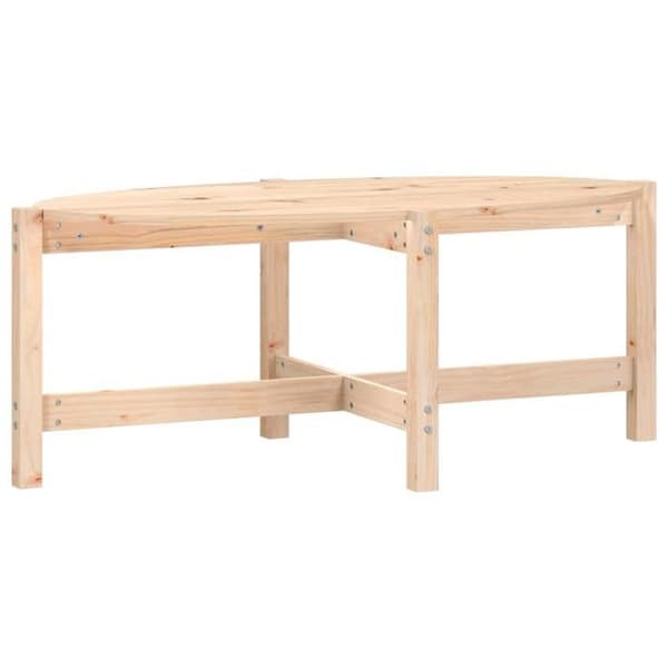Bord - EKSKLUSIV HUS - 118 x 63 x 45 cm - Massivt fyrretræ - Rektangulær - Brun Ej specificerat