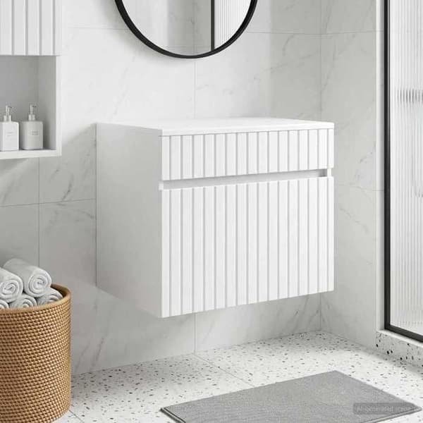 Maison Exclusive - Väggmonterad Badrumsskåp Vit 59 x 44,5 x 50 cm
