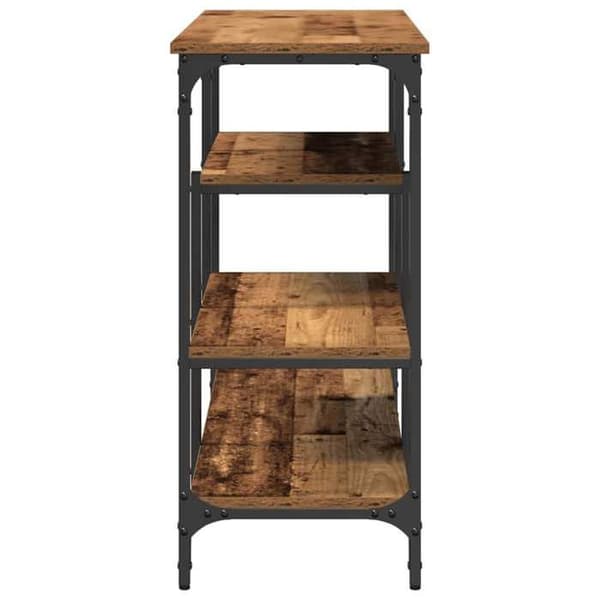 Maison Exclusive - Konsolbord i gammalt trä 100 x 35 x 75 cm