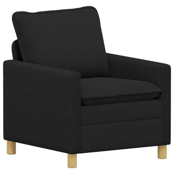 Maison Exclusive - Musta Sohva 76 x 81 x 87,5 cm Kangas