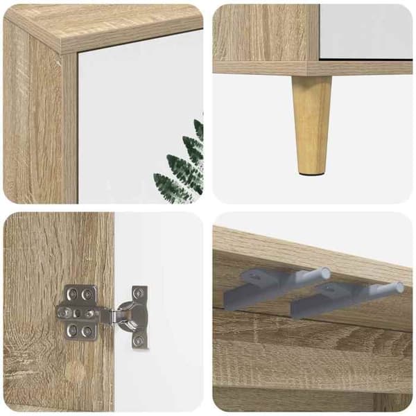 Maison Exclusive - Buffet HANAU Sonoma 69 x 33 x 75 cm Ingeniørtræ