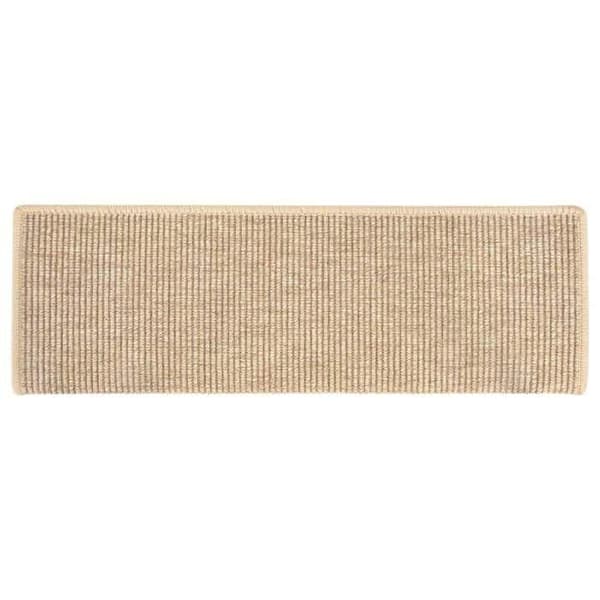 Maison Exclusive - Trappmatta 15 delar 65 x 21 x 4 cm Ljusbeige Rektangulär kant