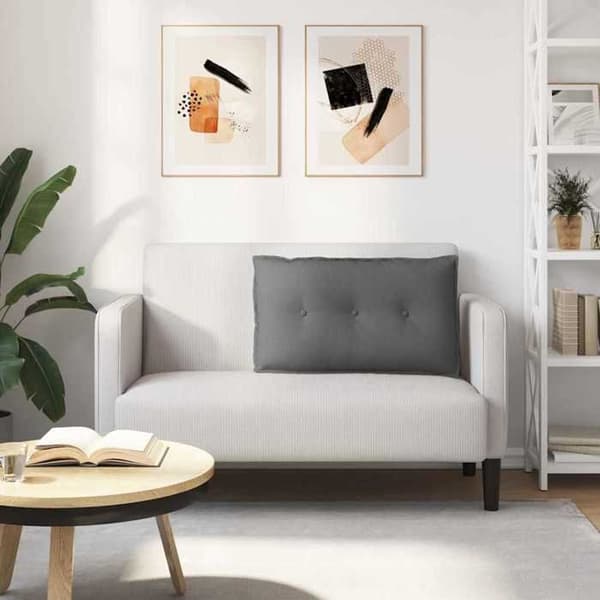 Maison Exclusive - Mørkegrå rygpude 80 x 19 x 50 cm stof