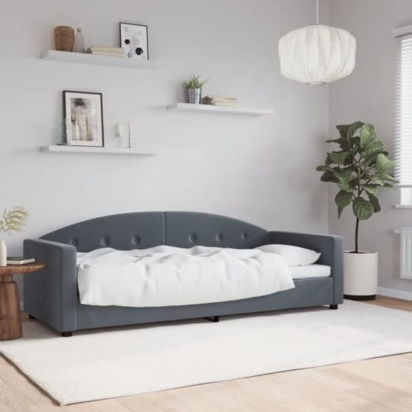 Maison Exclusive - Mörkgrå vilobädd 80x200 cm sammet