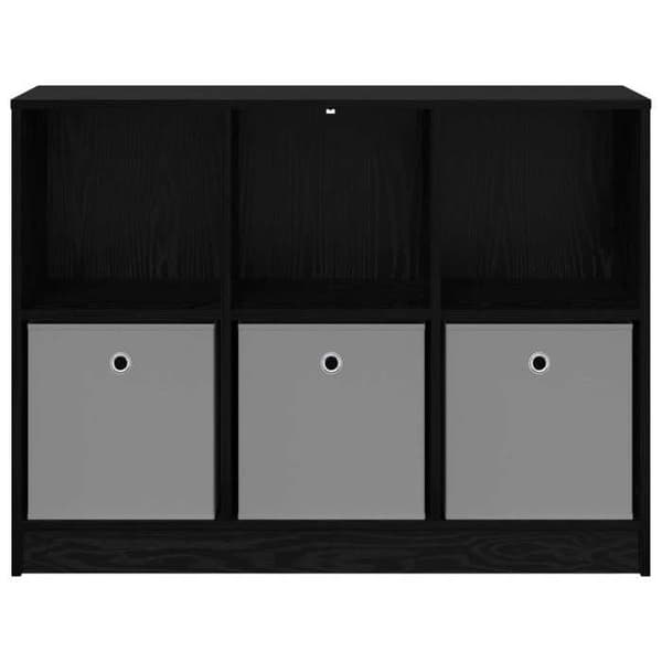 Maison Exclusive - Buffet Sort egetræ 102 x 32 x 73,5 cm