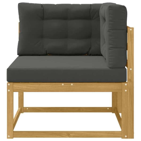 Maison Exclusive - Utehörnsoffa Polyester Vit Vit