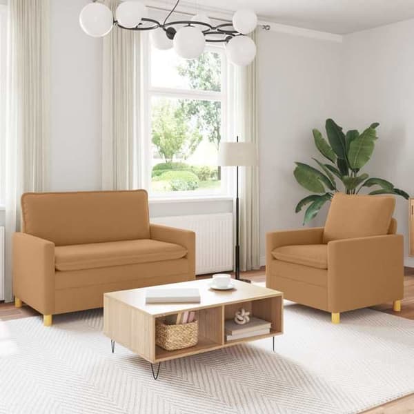 Maison Exclusive - 2 kpl beige kangassohvasetti