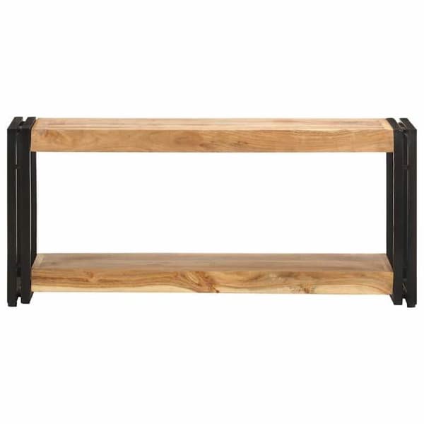 Maison Exclusive - TV-möbel 90x30x40 cm i solid akaciaträ