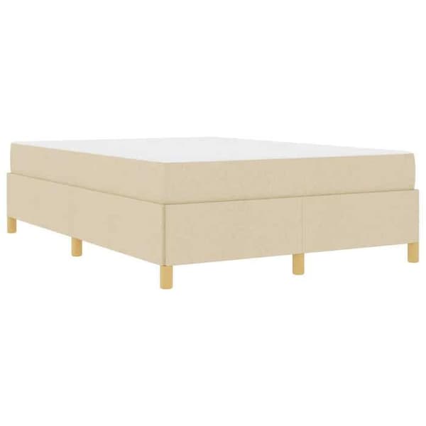 Maison Exclusive - Sängram Creme 140 x 200 cm tyg
