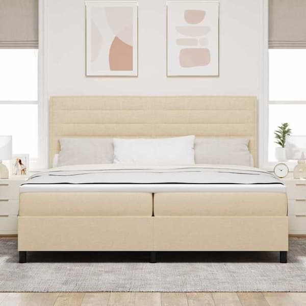 Maison Exclusive - Jousipatja Crème 200 x 200 cm kankaalla Grädde