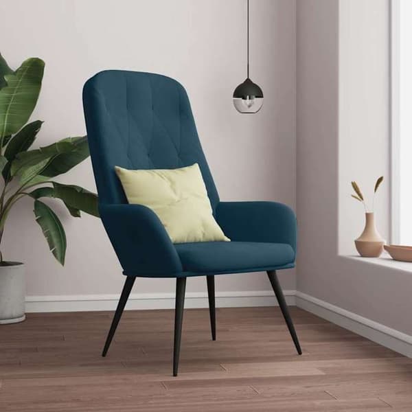 Maison Exclusive - Blå Velour Relax stol