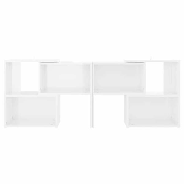 Maison Exclusive - TV-möbel Vit glans 104x30x52 cm Ingenjörsträ Vit
