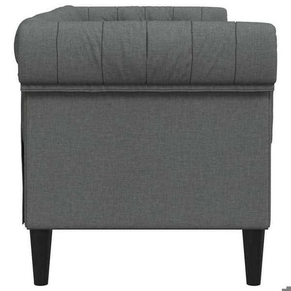 Maison Exclusive - Tummanharmaa sohva 182,5 x 74,5 x 74,5 cm Polyesteri