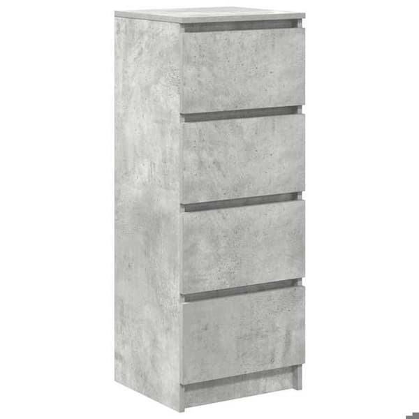 Maison Exclusive - Buffet grå beton 37,5x35x99 cm ingeniørtræ