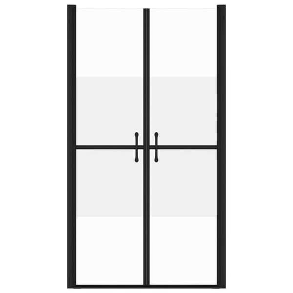 Duschdörr - Exklusivt Hem - Aluminiumram - ESG 5 mm halvmatta - Justerbar 88-91 cm