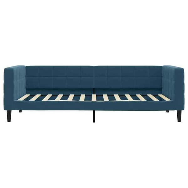 Maison Exclusive - Dagbädd med blå madrass 100x200 cm sammet